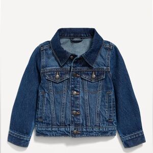 Unisex trucker Jean jacket for toddler